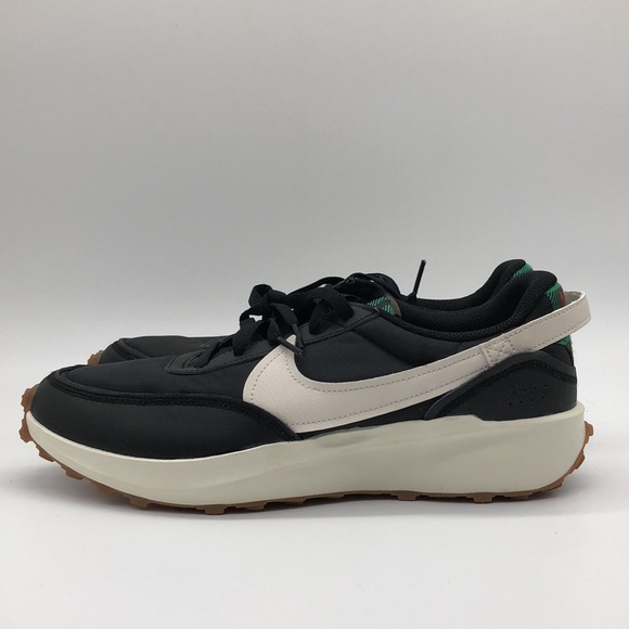 Nike Waffle Debut PRM Black University Red Pale Ivory Men’s Sz 9 DV0813-001 - Picture 3 of 5